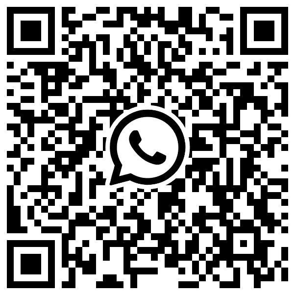 WhatsApp QR code — scan to chat with a demo agent